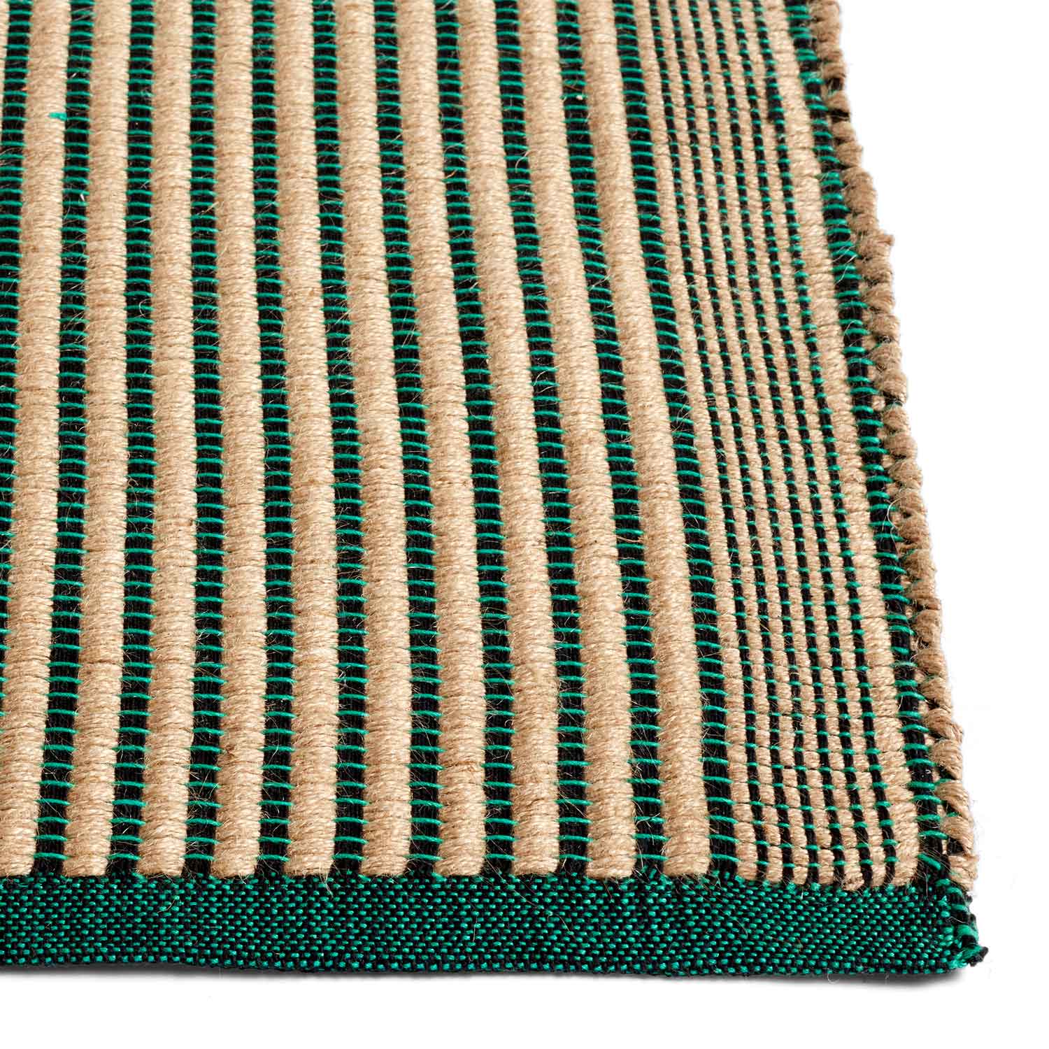 その他 HAY Tapis Rug 80x200cm Tapis Rug 80x200 cm, Green / Black from HAY | RoyalDesign.co.uk