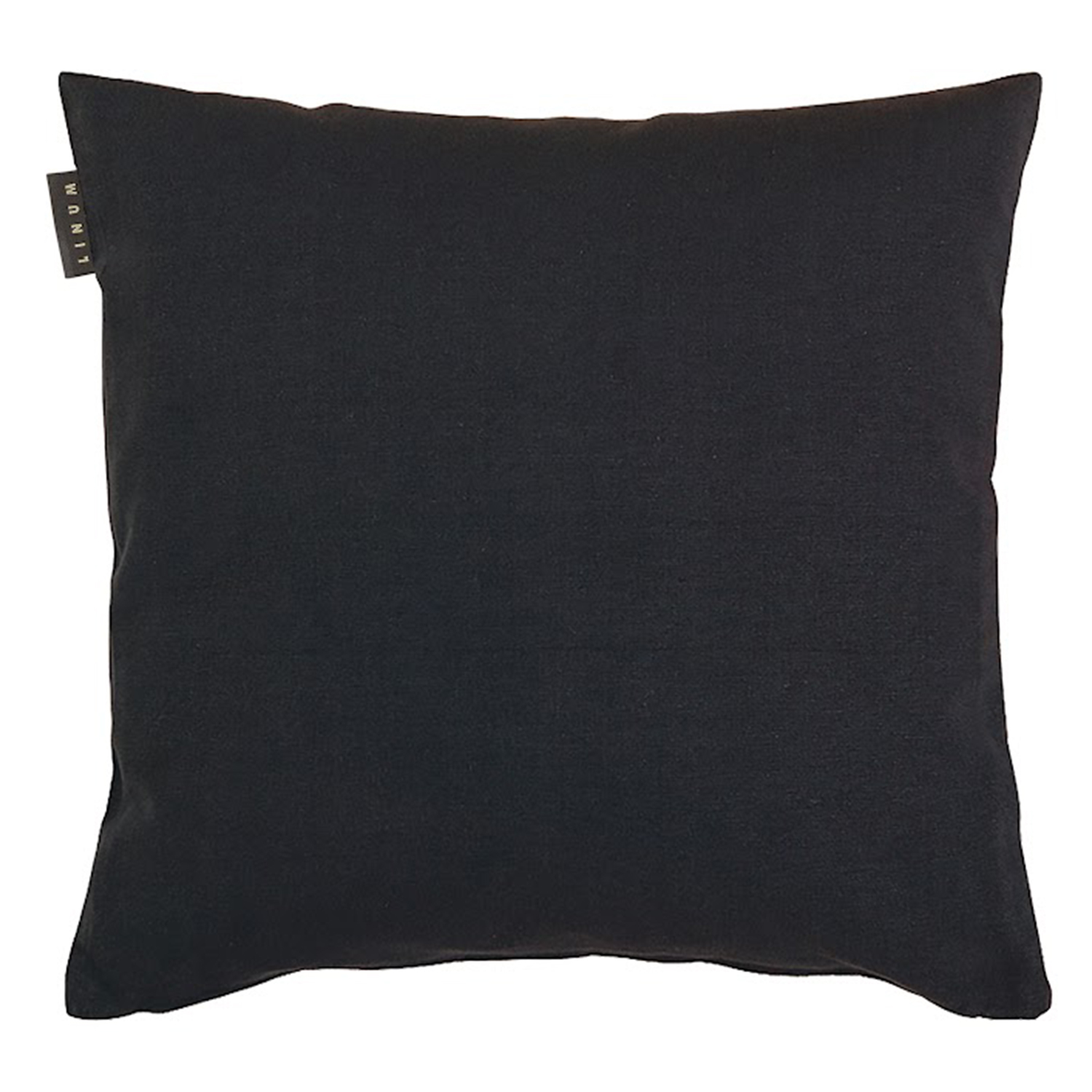 Silk Cushion Cover 40x40 cm Black Linum RoyalDesign