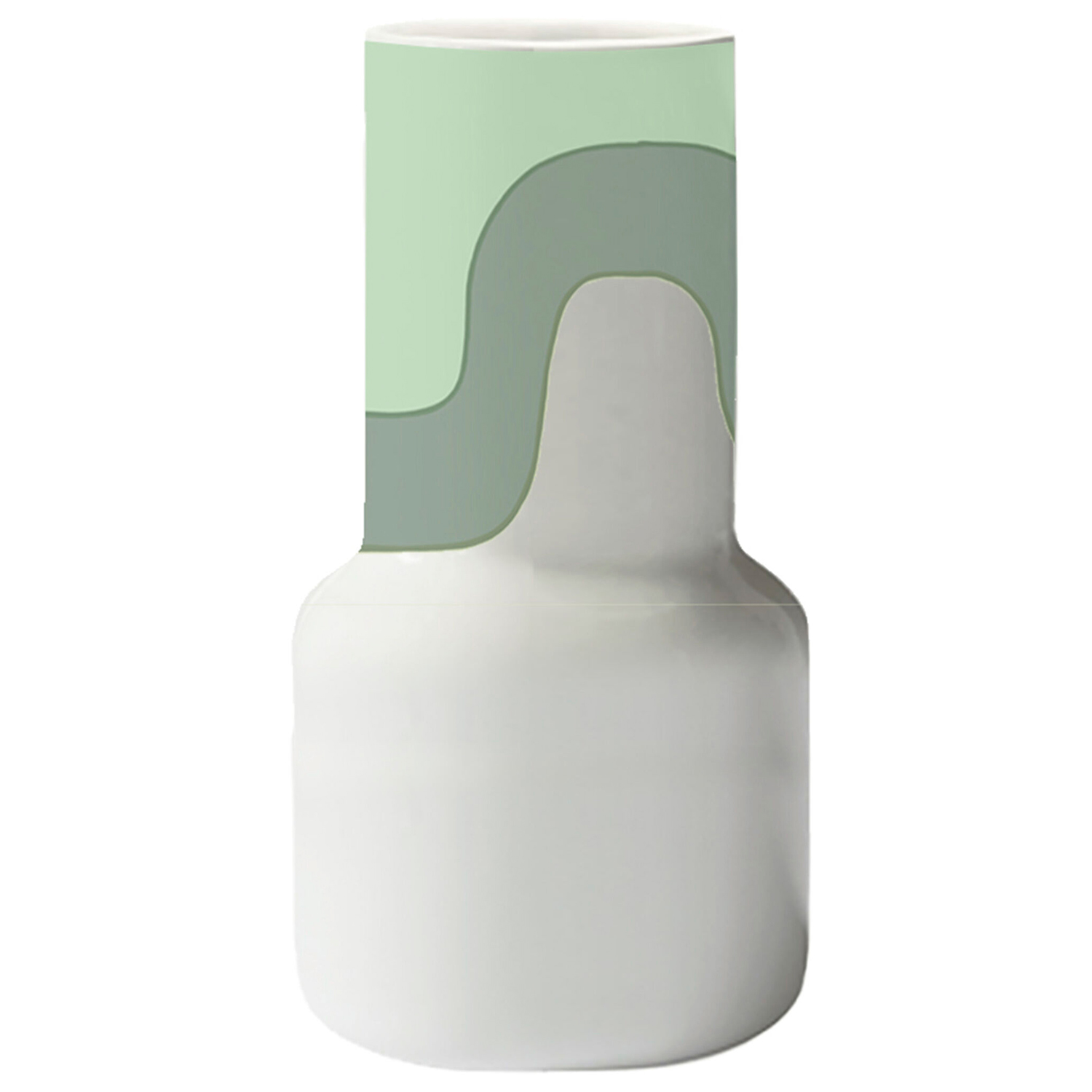 Seireeni Vase Mint/White - Marimekko @ 