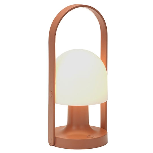 FollowMe Table Lamp Portable, Terracotta - Marset @ RoyalDesign.co.uk