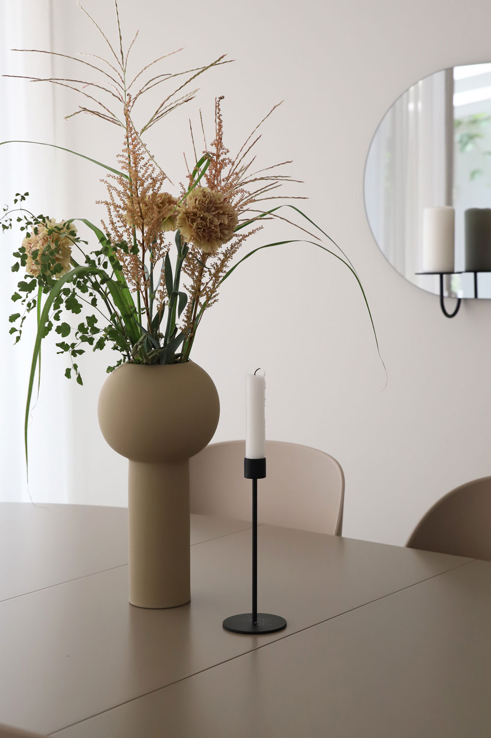 Pillar Vase cm, Weiß - Cooee Design @ RoyalDesign.de