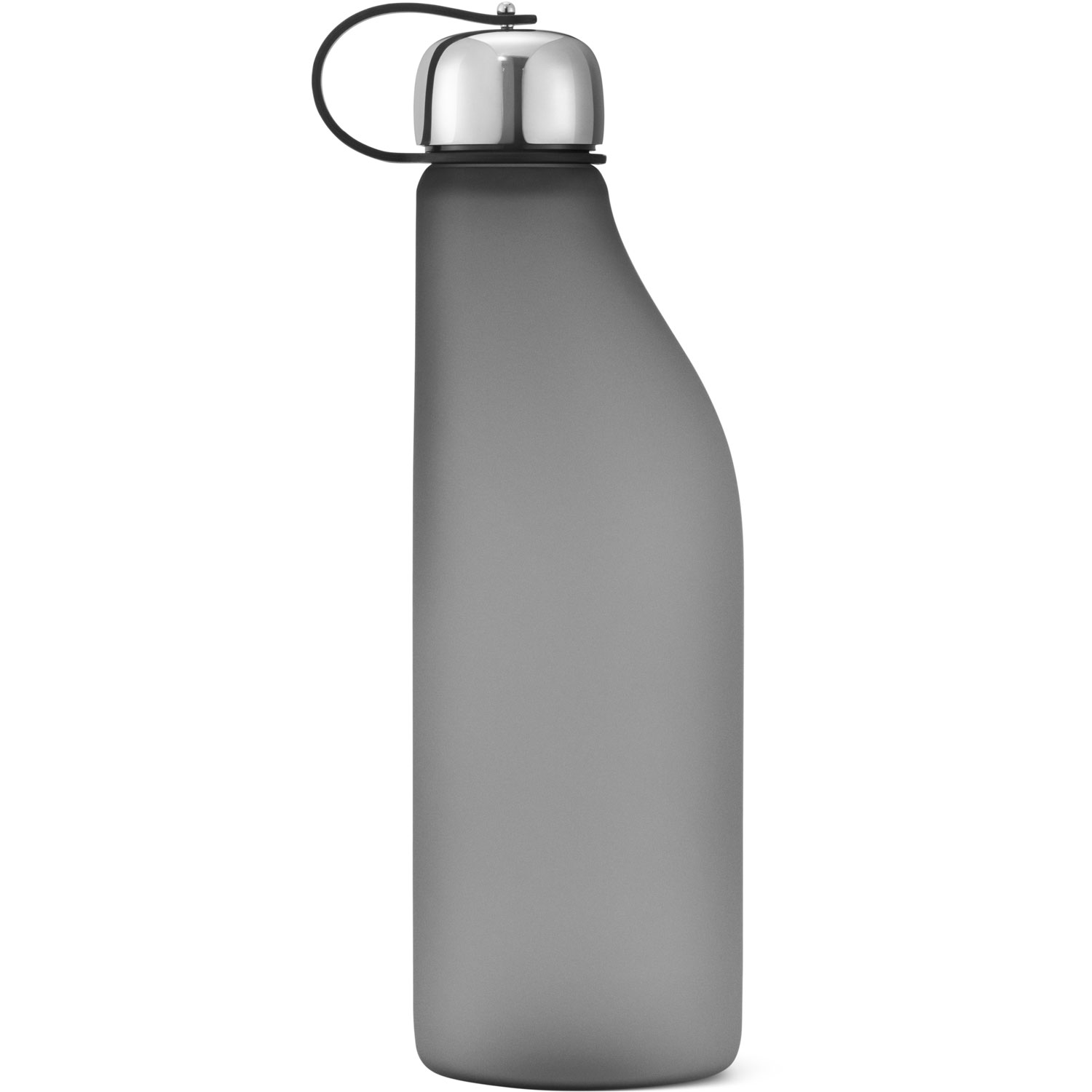 Sky Drinking Bottle Grey Stainless Steel & Plastic - Georg Jensen