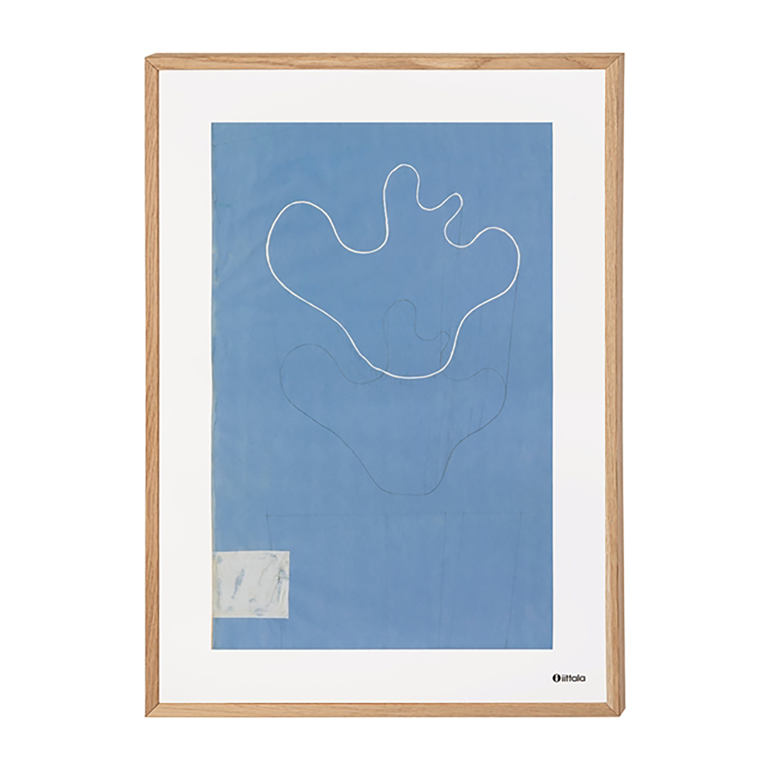 Alvar Aalto Art ポスター 50x70 cm, Sketch Blue - Iittala