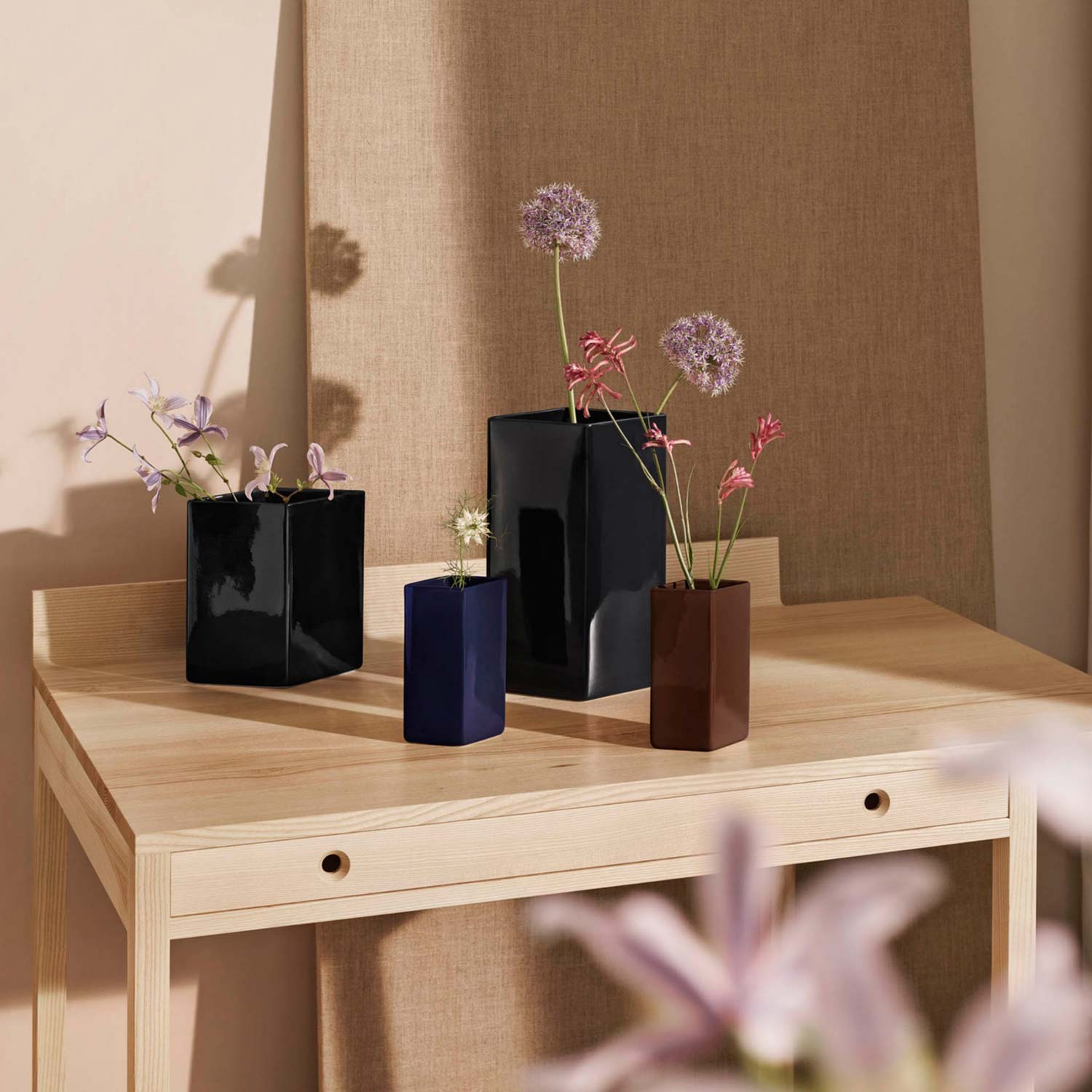 入手困難 希少 Iittala Ruutu イッタラ ルーツ 花瓶 クリア 小 | www