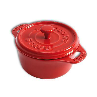 セラミックココット ラウンド チェリー 10cm - Staub @ RoyalDesign.jp