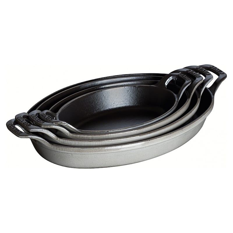 STAUB オーバルディッシュ グレー | hartwellspremium.com