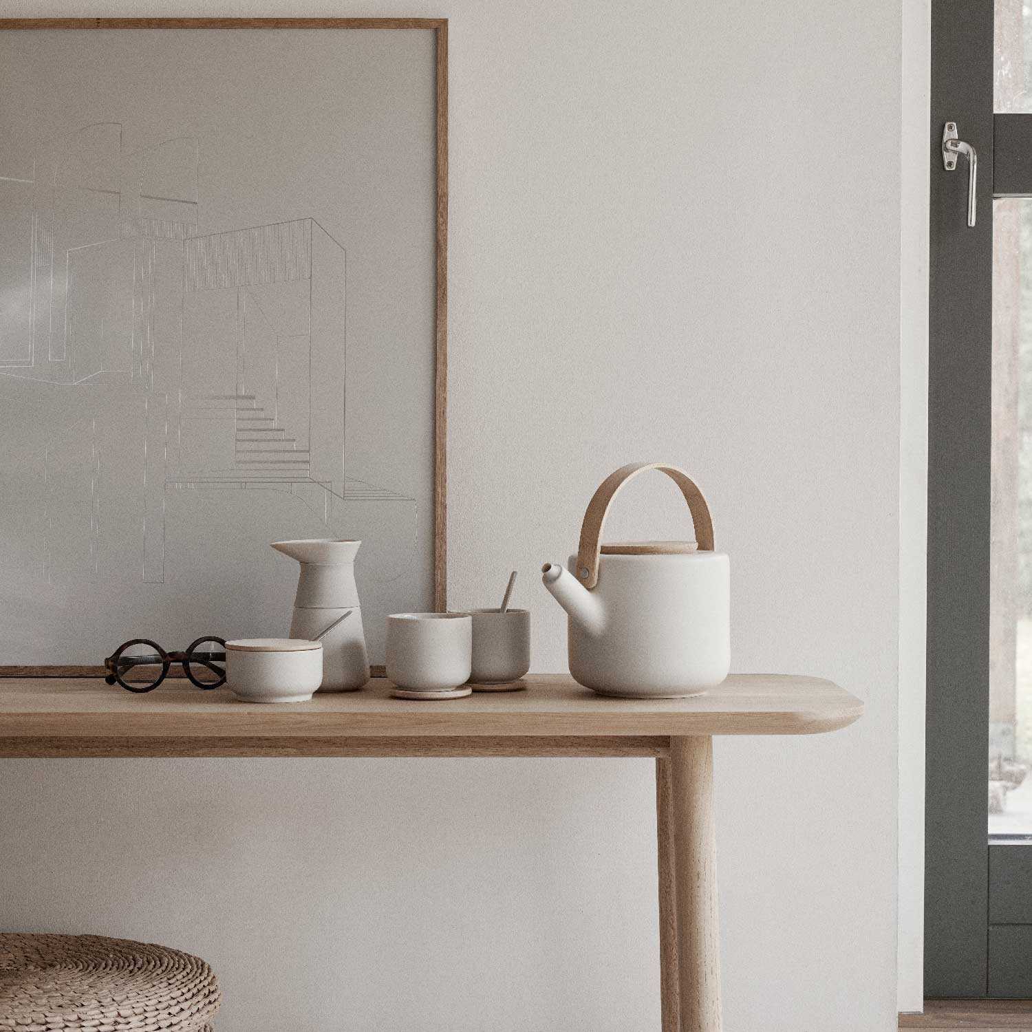 Theo/テオ ティーポット 1.25L ブラック - Stelton @ RoyalDesign.jp